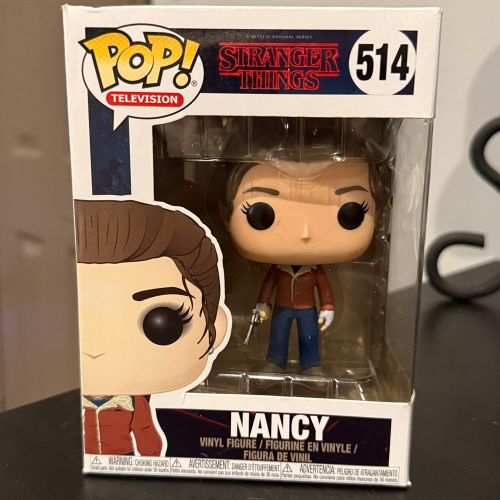 NIB Funko Pop! TV Stranger Things -  514 Nancy : Vinyl Figure